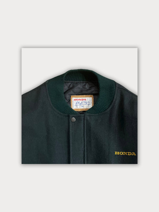 Vintage Honda Varsity Jacket (Wool/leather)