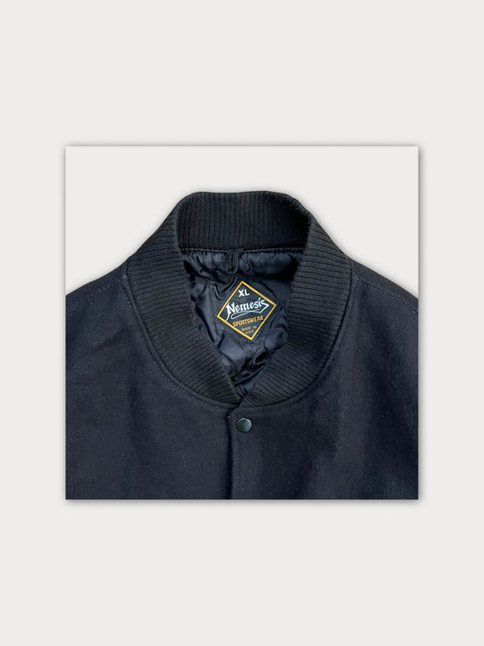 Wool+Leather Varsity Jacket