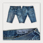 Melting Pot Denim Shorts