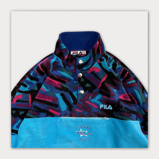 80s Fila X Italy Ski Team Fleece