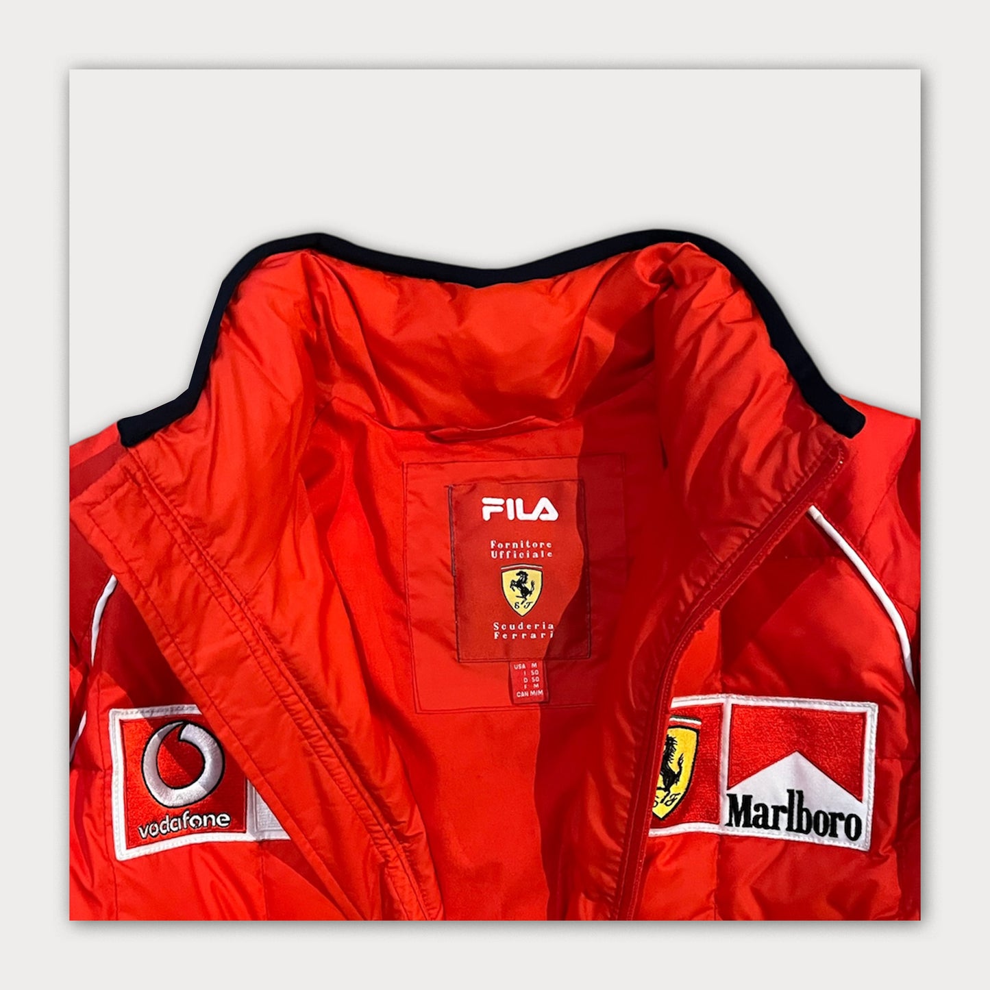 Authentic 2002 F1 Scuderia Ferrari padded Jacket