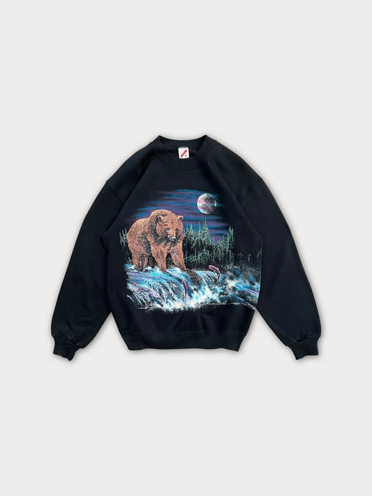 80s Jerzees Sweatshirt - Puff printing - Made in USA