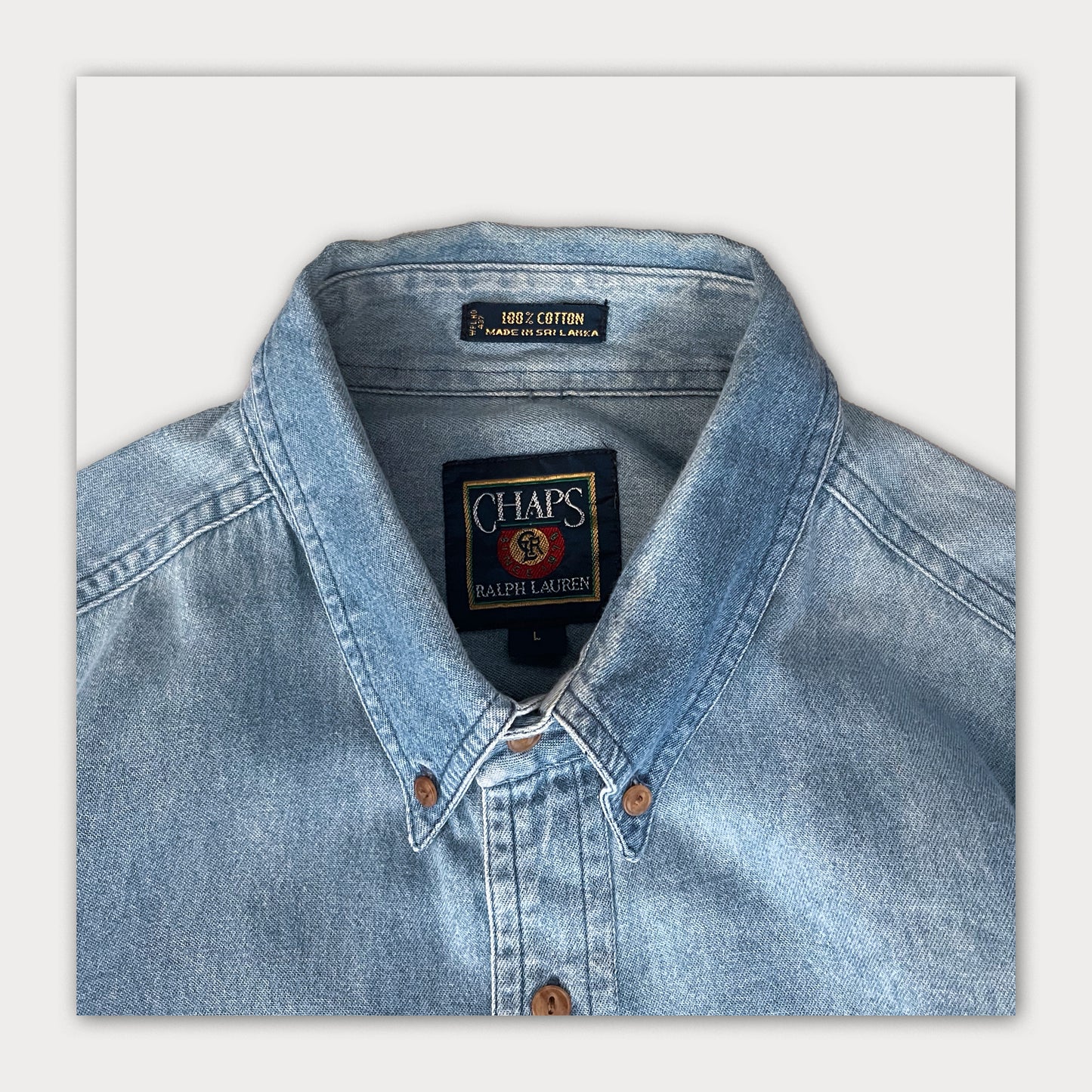 Vintage Ralph Lauren Chaps Denim Shirt