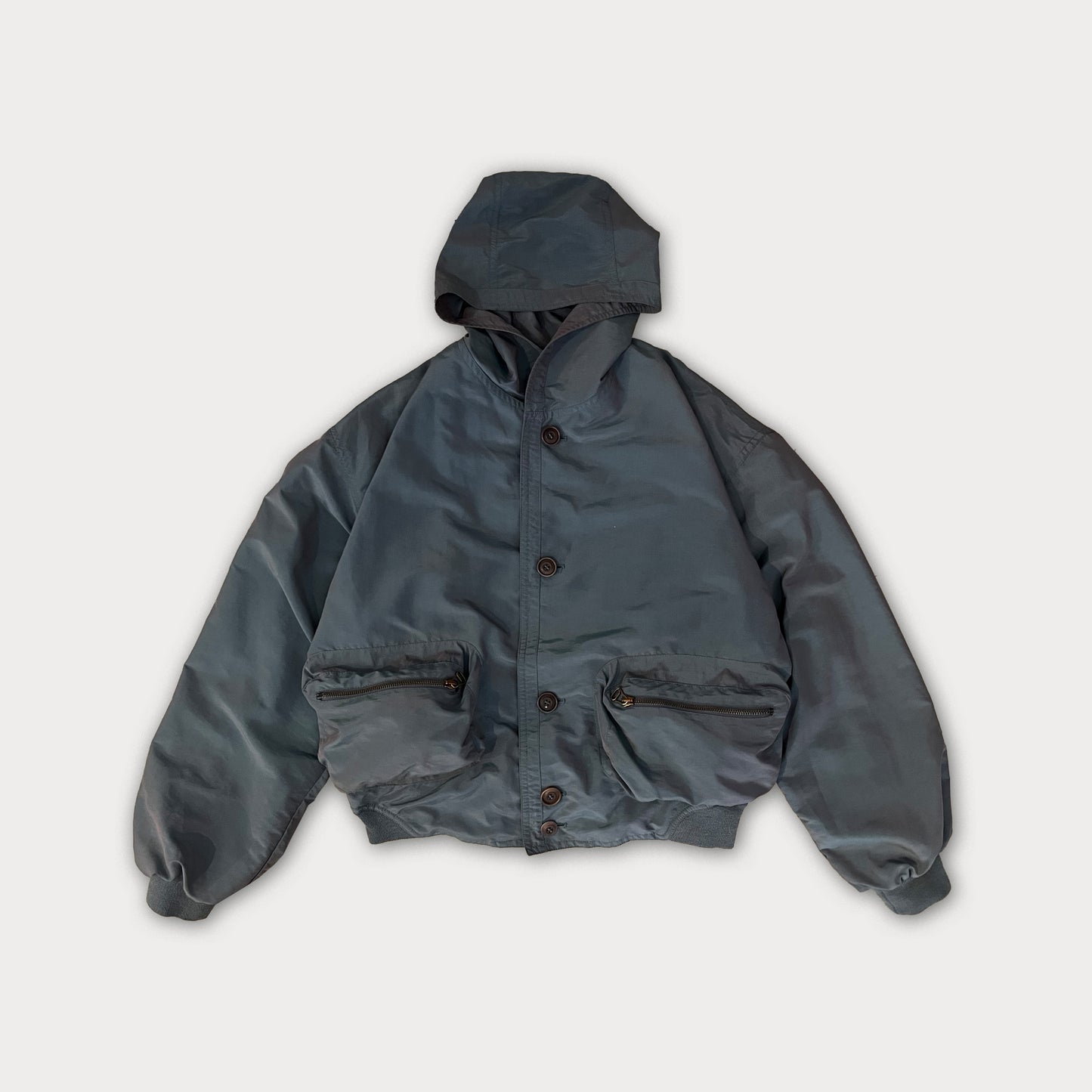 Light Hoodie Cropped Jacket