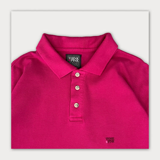 90s Think Pink Polo Shirt