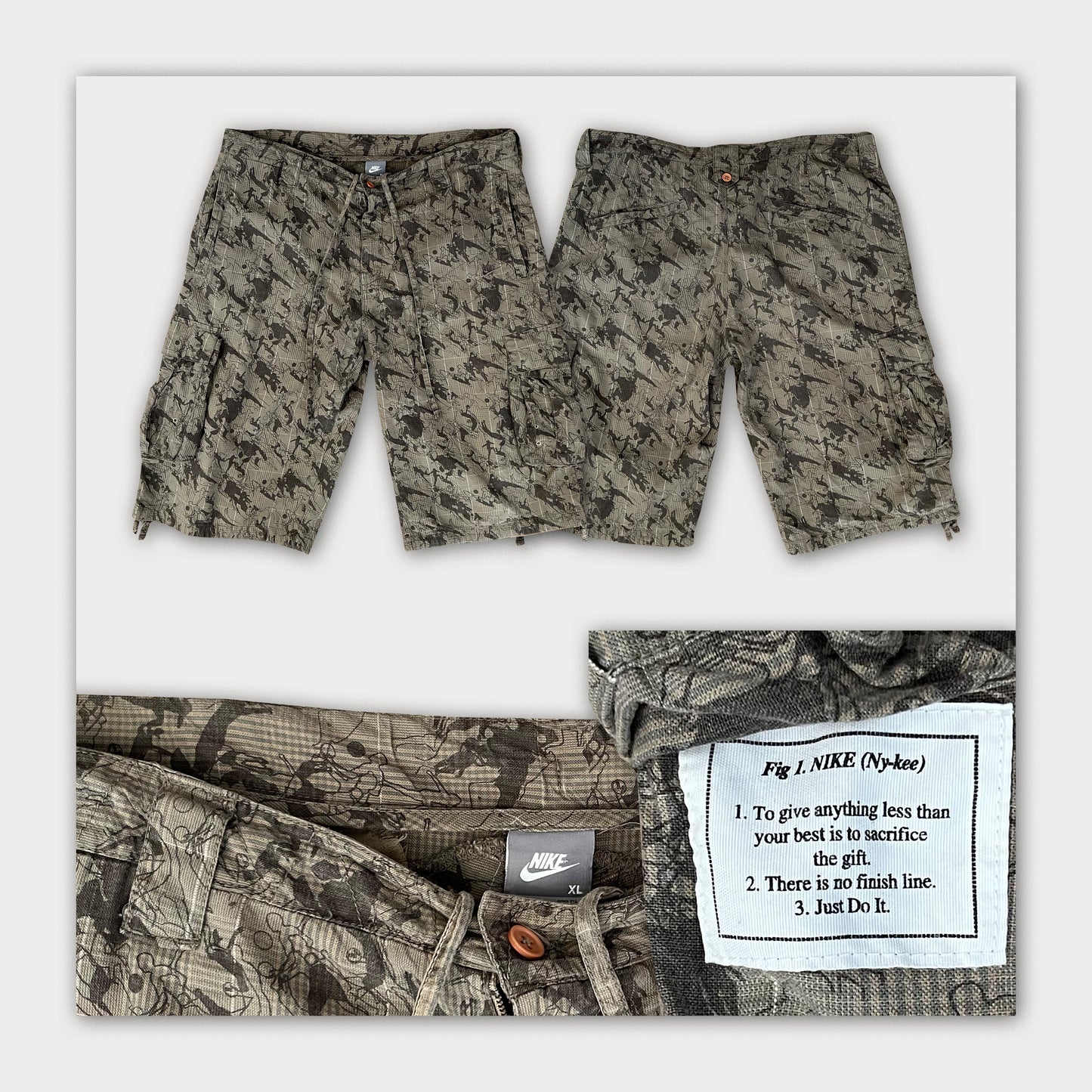 Y2K Nike Cargo Shorts