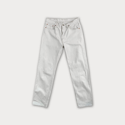 Levi's 501 White Jeans