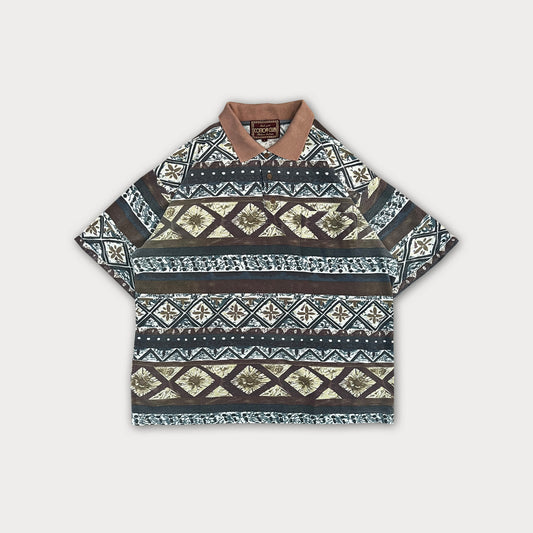 Pattern Polo Tee