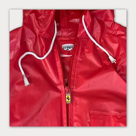 90s Vintage Ferrari Raincoat