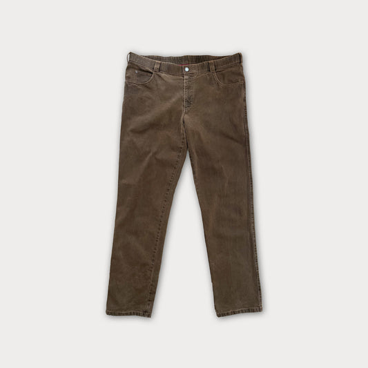 Brown Denim Pants