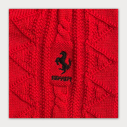 90s Vintage Ferrari Pure Virgin Wool Knit