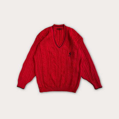 90s Vintage Ferrari Pure Virgin Wool Knit