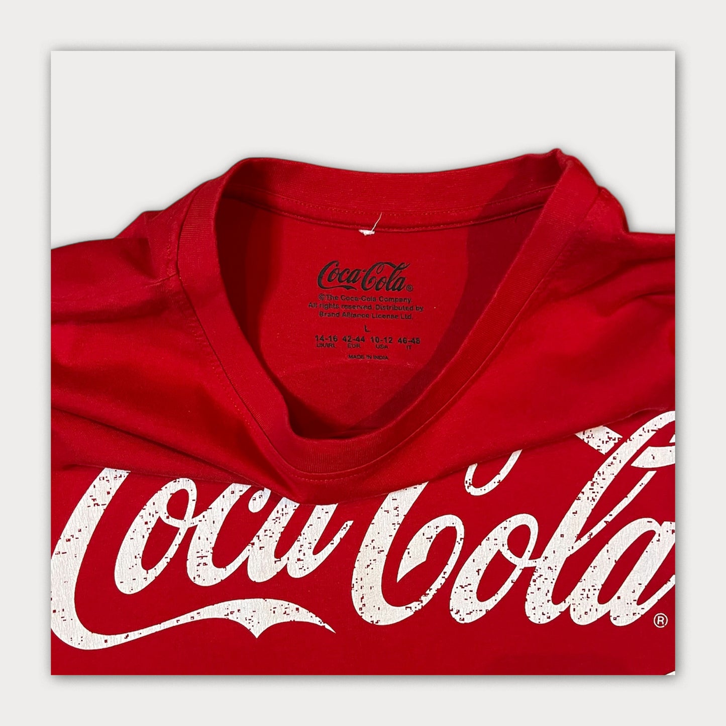 AOP Coca Cola XMas Tee