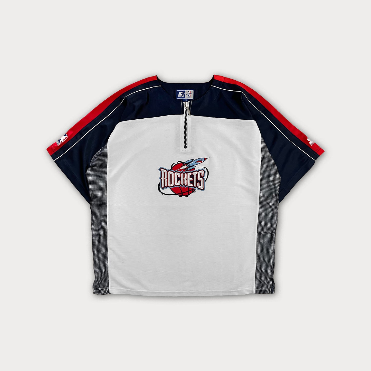 90s Houston Rockets Warm Up Jersey - Starter