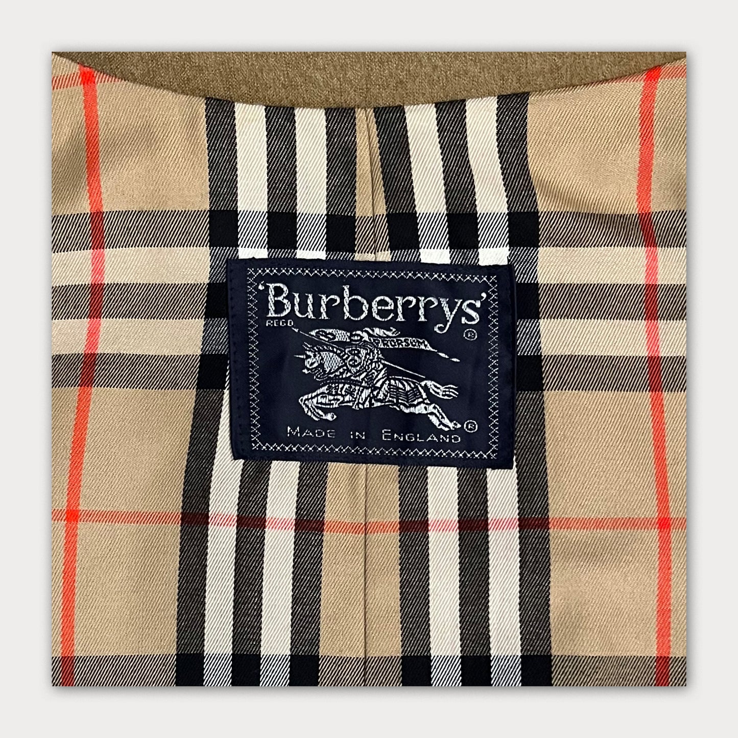 Burberry Gabardine Trench Coat