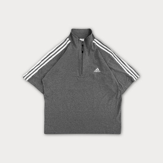 90s Adidas Half Zip Tee