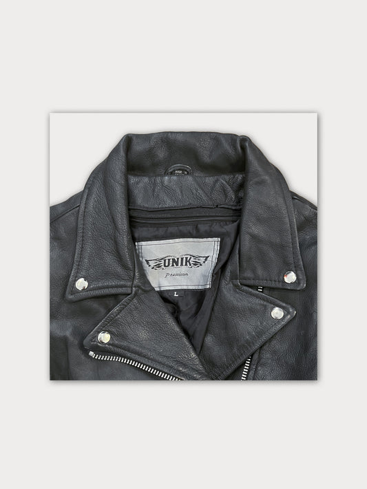 Unik Leather Biker Jacket