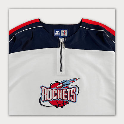 90s Houston Rockets Warm Up Jersey - Starter