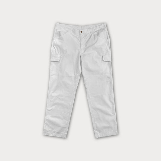 White Cargo Pants