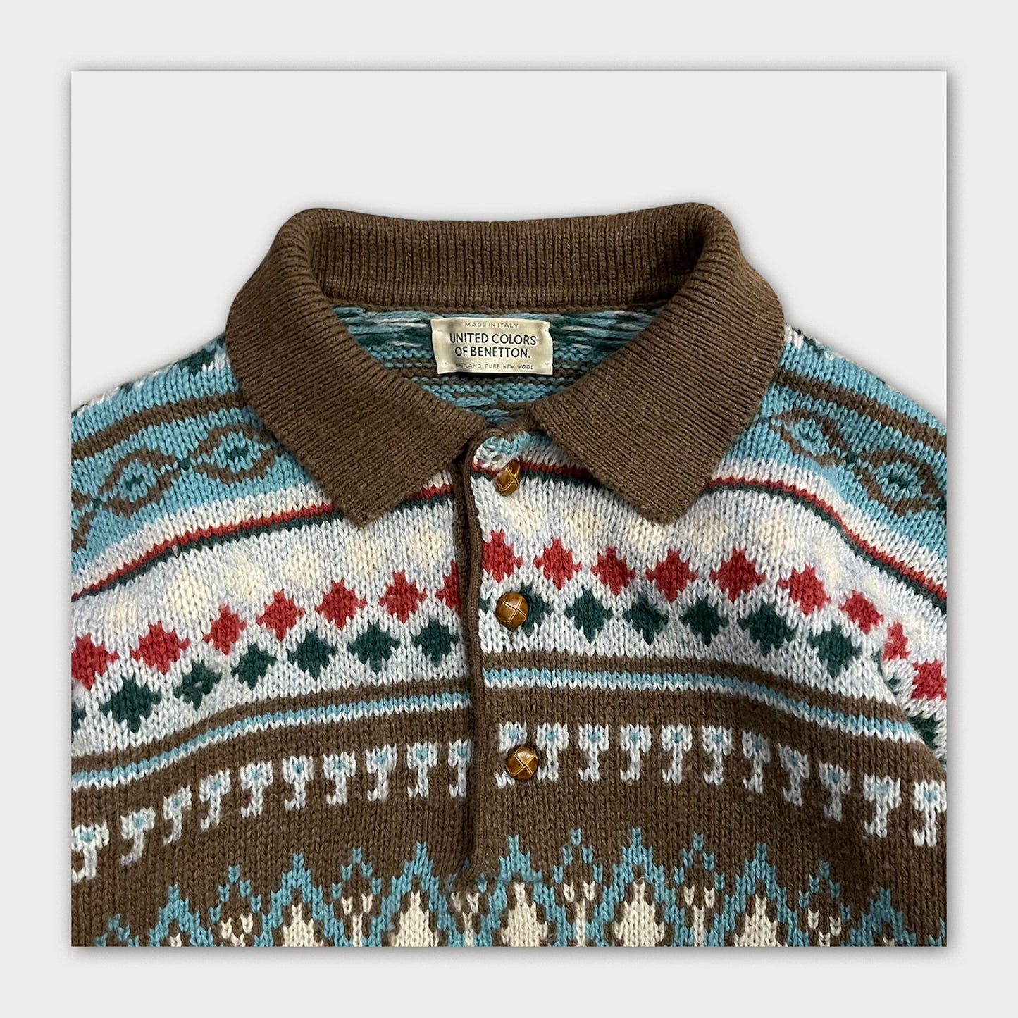 80s Benetton Wool Sweater