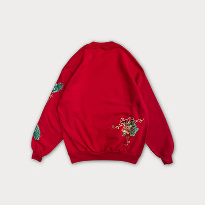 Late 80s XMas Jerzees Made in USA Sweatshirt - Deadstock