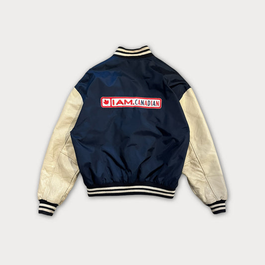 Varsity Jacket (Nylon+Leather)