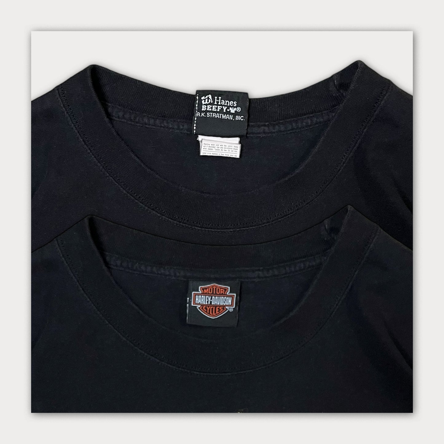 Harley Davidson Tee - on Hanes Beefy Heavy Cotton