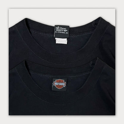 Harley Davidson Tee - on Hanes Beefy Heavy Cotton