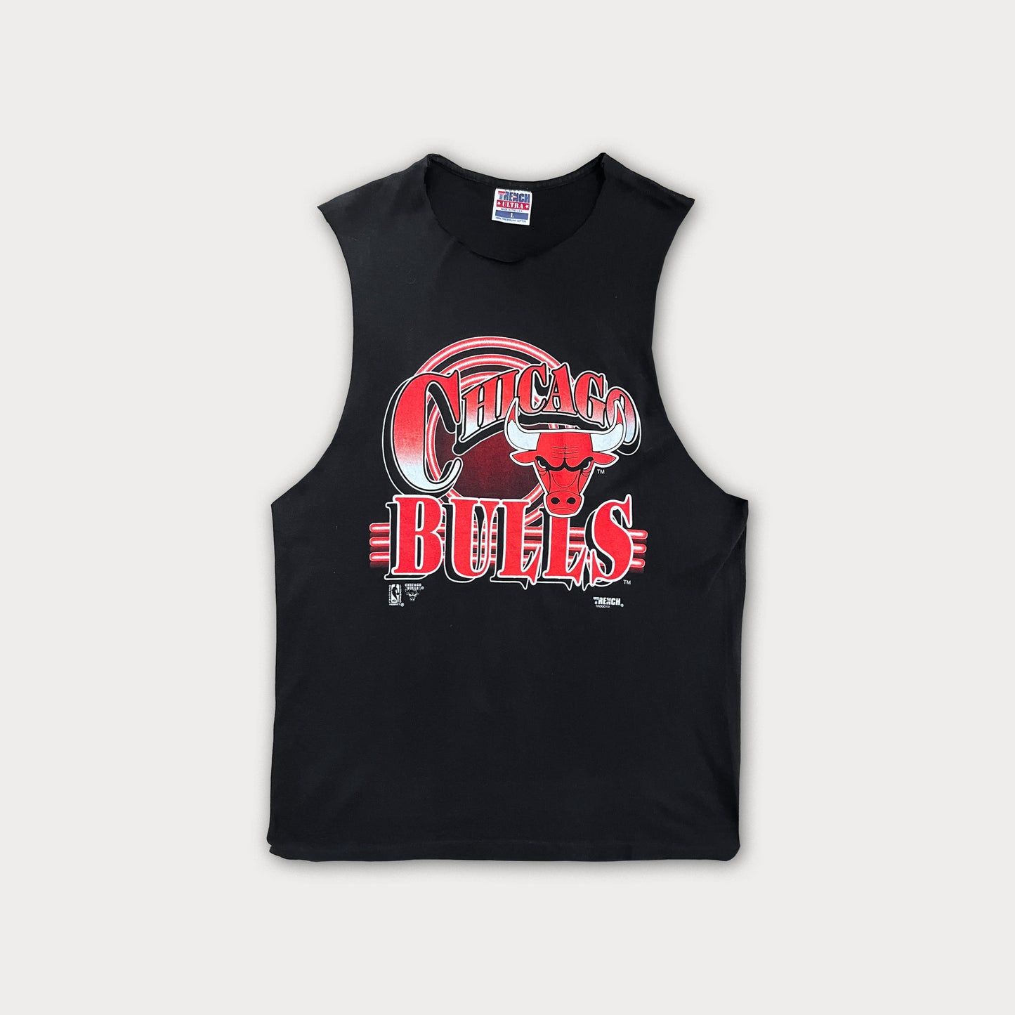 90s Single Stitched Bulls (custom) singlet