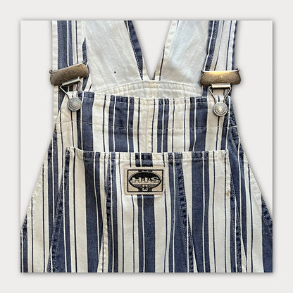 Denim Striped Overall