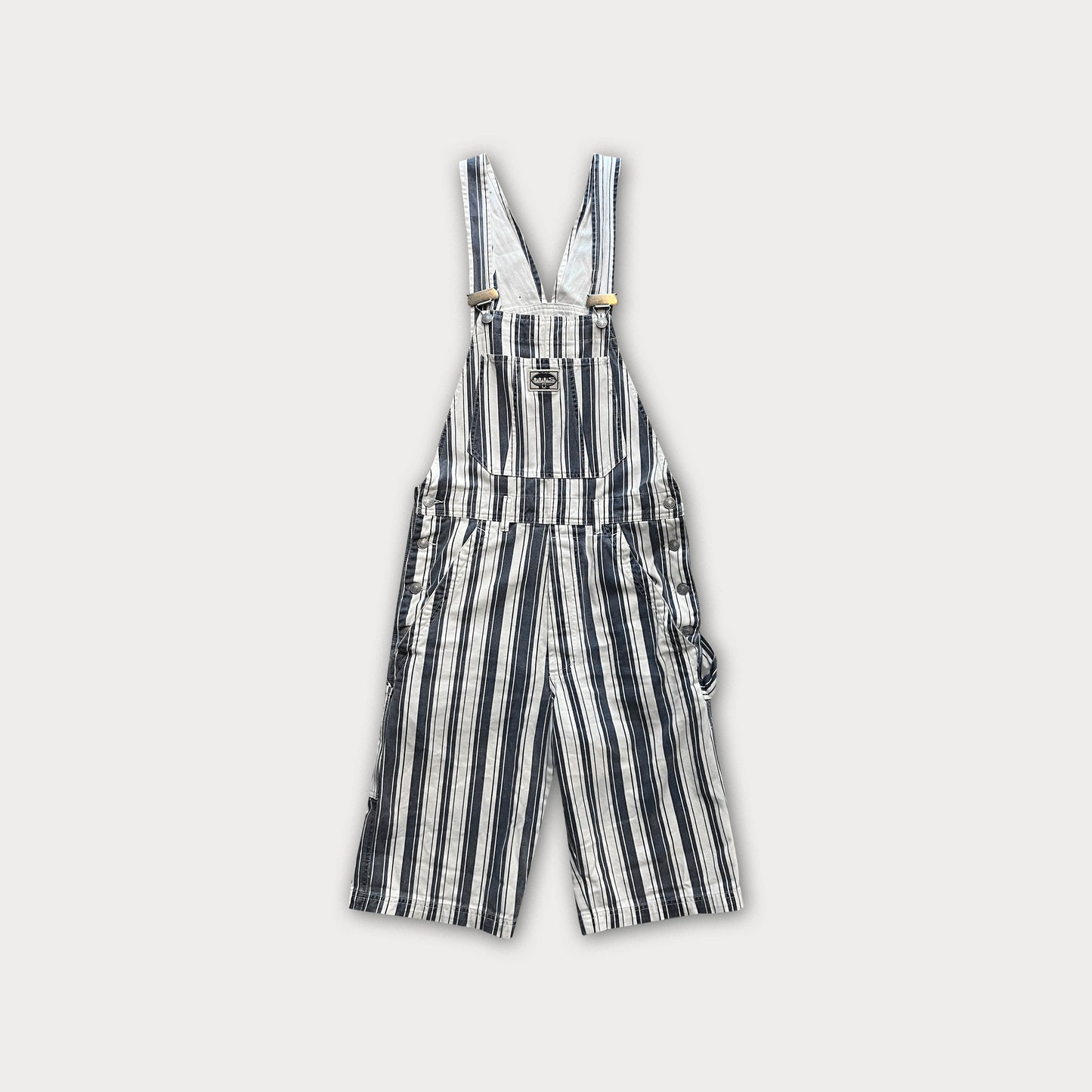 Denim Striped Overall