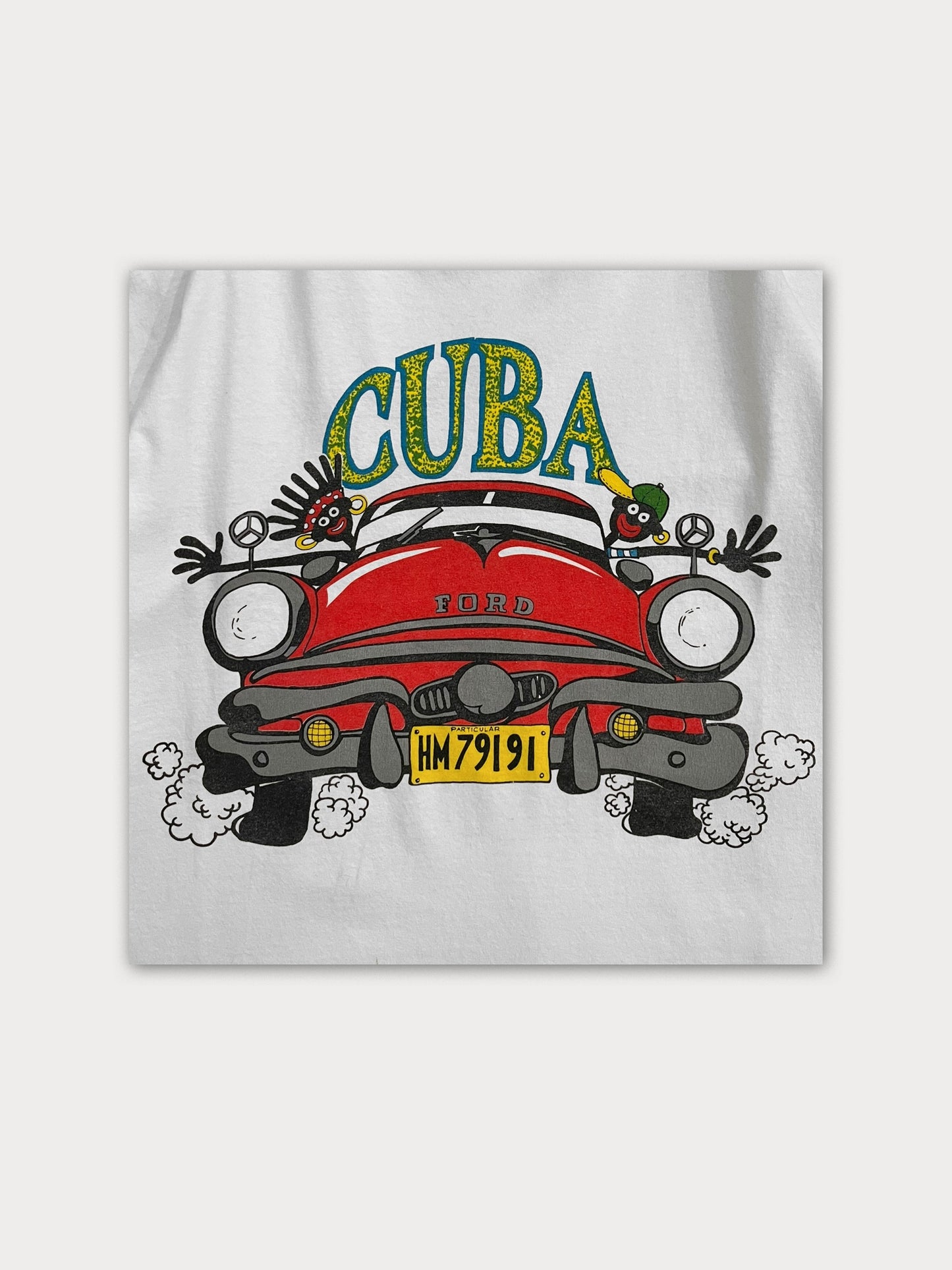 Printed Front&Back Cuba Souv Tee