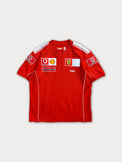 Early 00s F1 Scuderia Ferrari Fila Tee