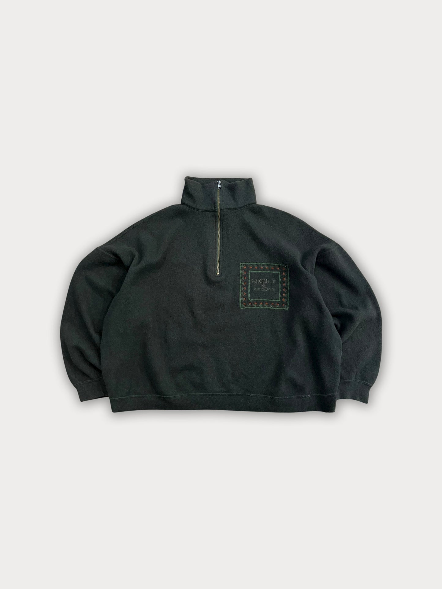 80s Valentino Cropped Wool Sweater