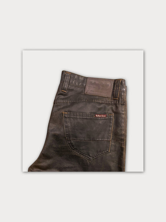 Marlboro Classics Leather Effect Pants