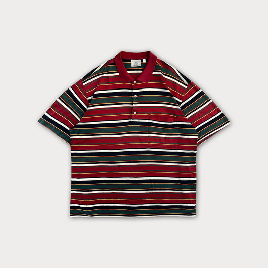 Striped Polo Tee