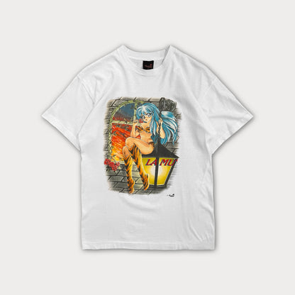 90s Urusei Yatsura Anime on Kailua Tee - Single Stitched