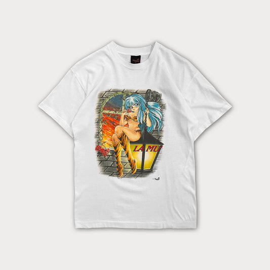 90s Urusei Yatsura Anime on Kailua Tee - Single Stitched