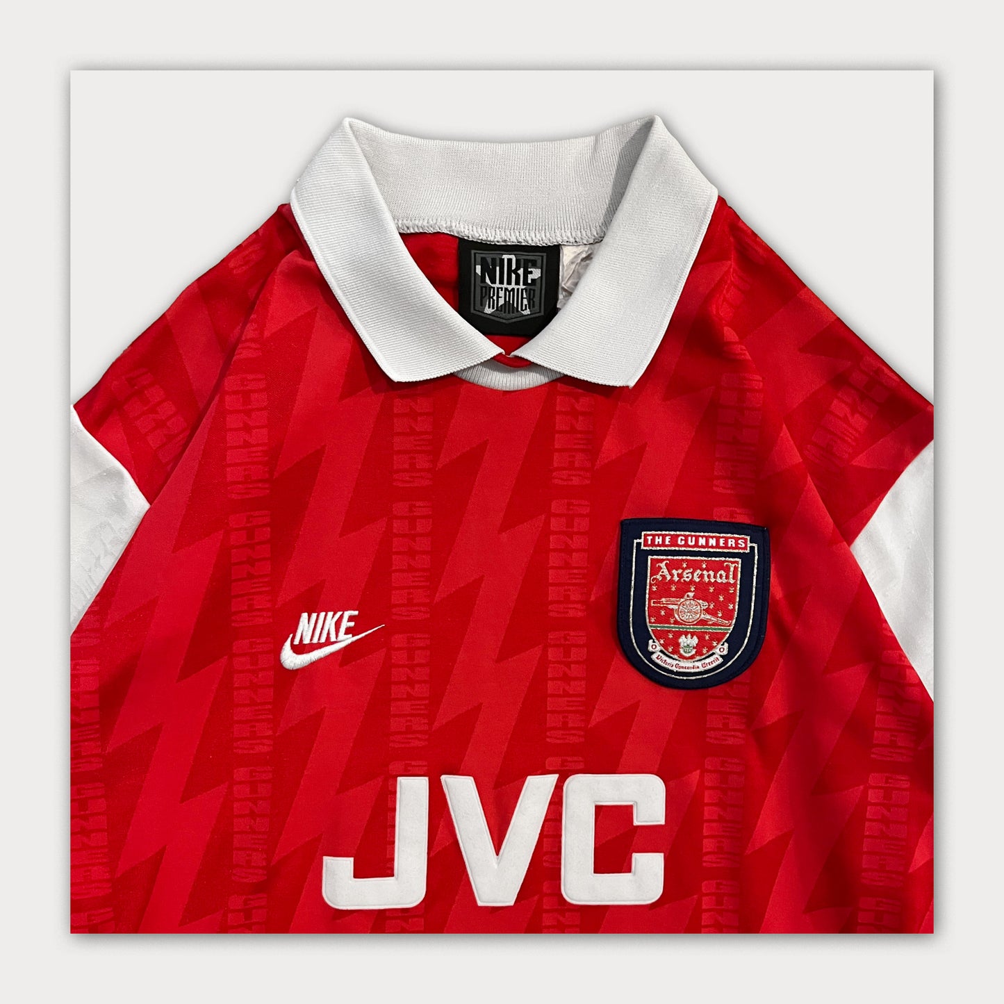 OG Vtg 1994-96 Arsenal Home Kit