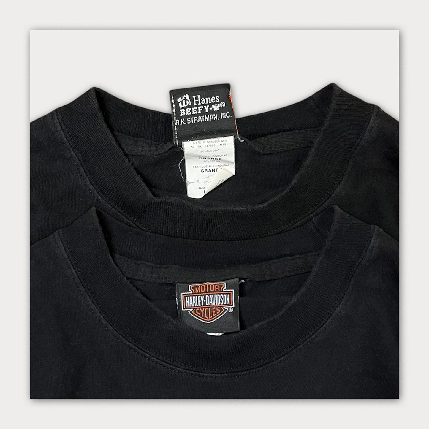 Harley Davidson Tee - on Hanes Beefy Heavy Cotton