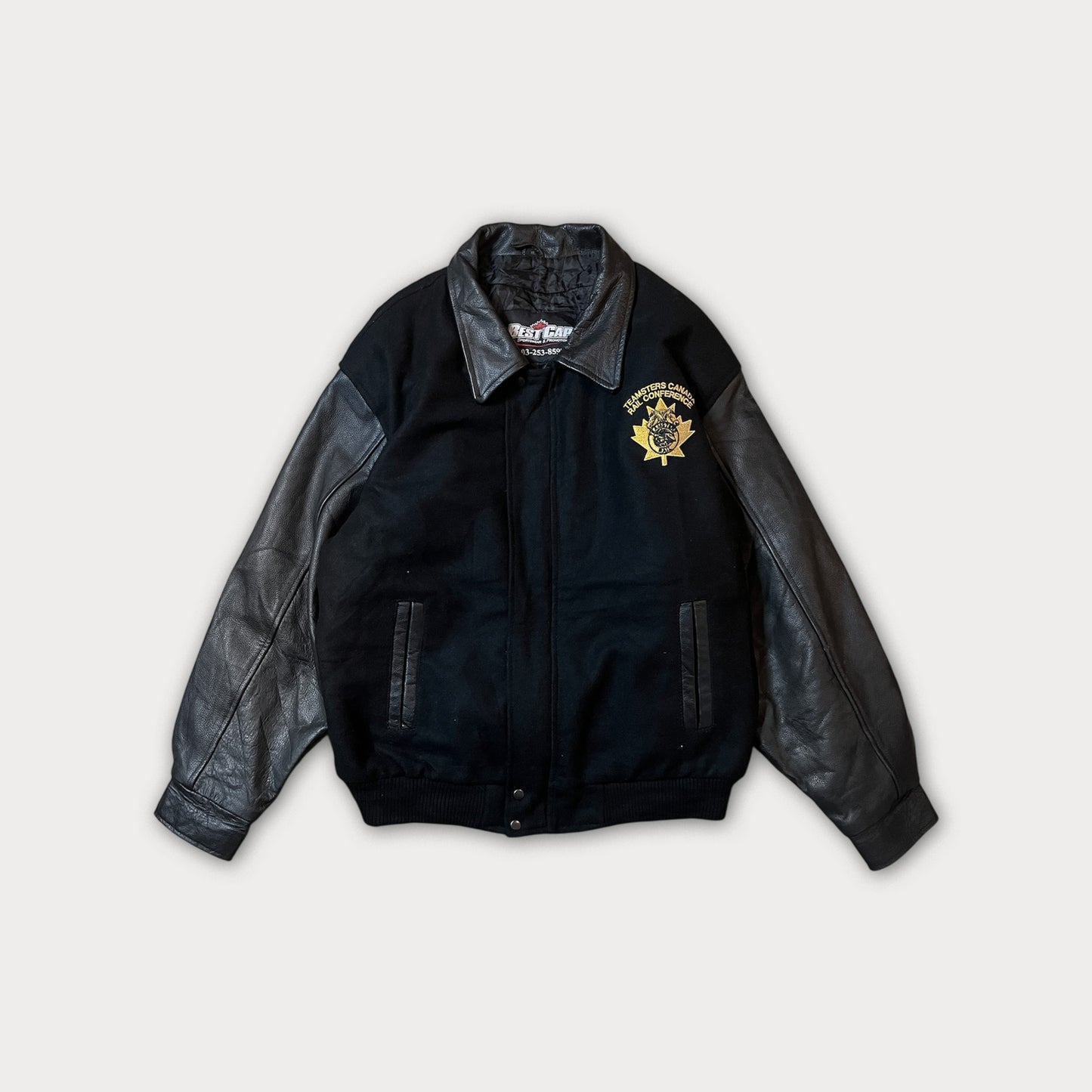 Wool/Leather Varsity Jacket