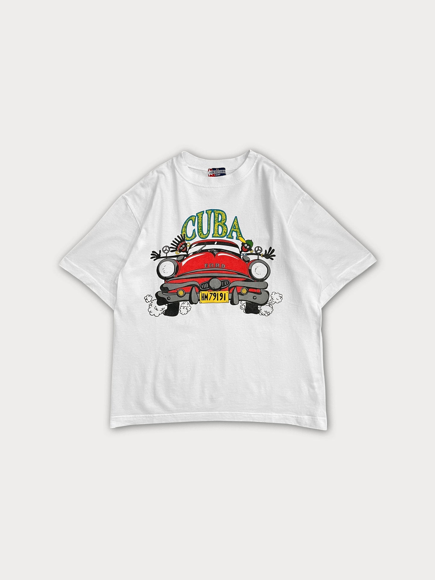 Printed Front&Back Cuba Souv Tee
