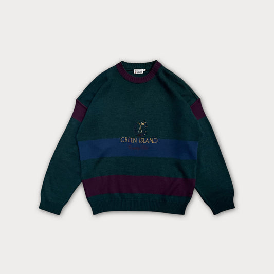 Vtg Golf Wool Sweater