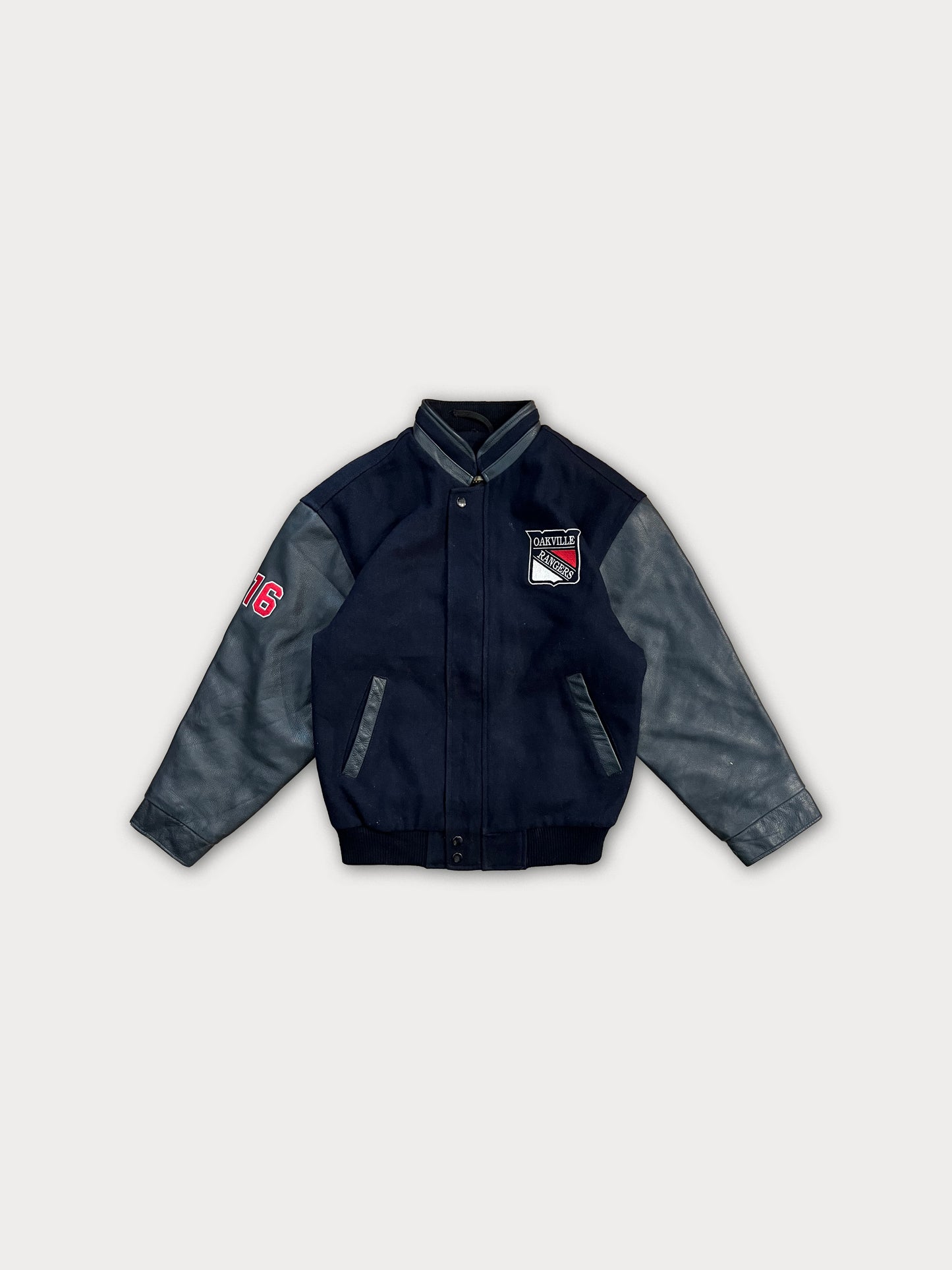 Oakville Rangers Varsity Jacket (wool+leather)