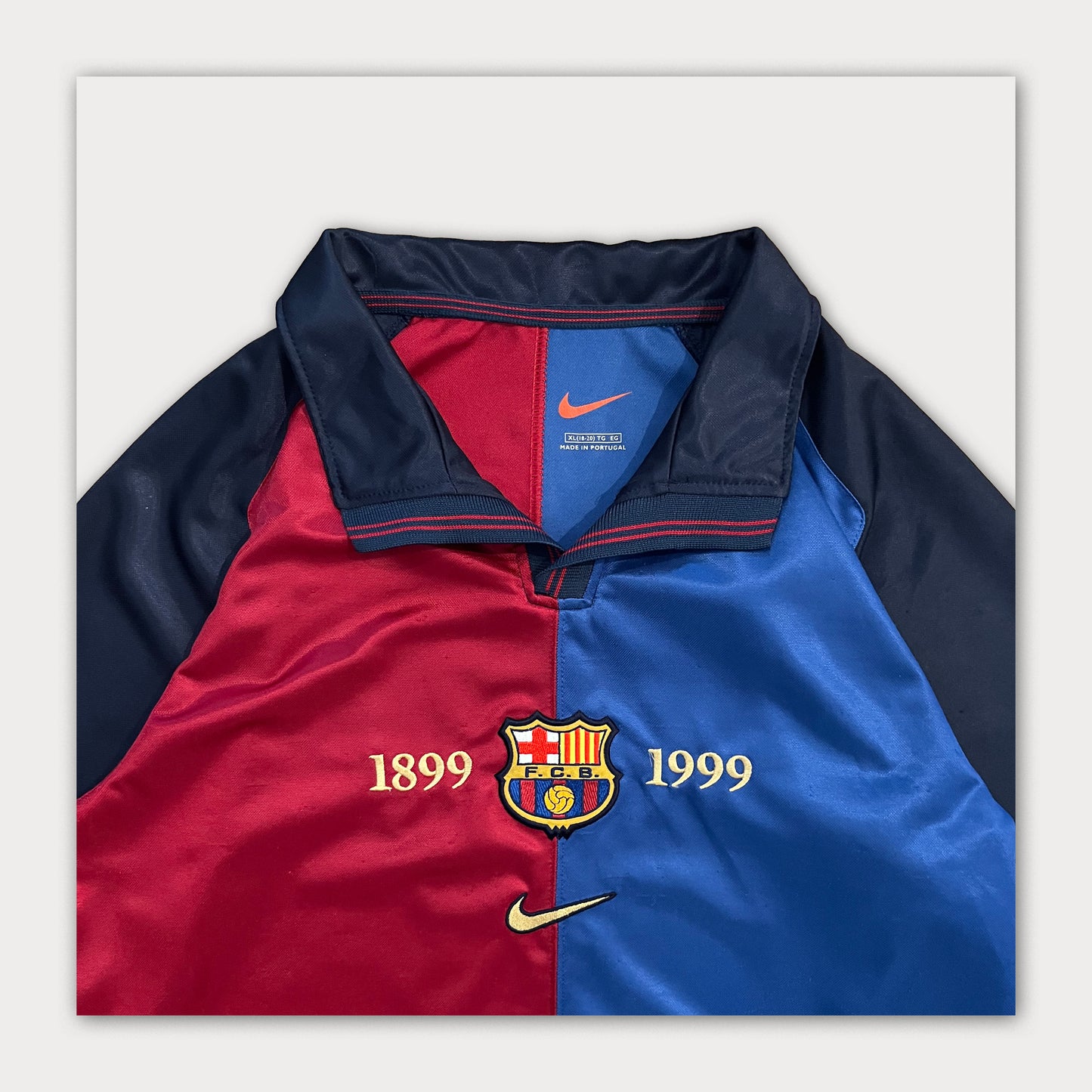 YOUTH SIZE XL - OG Vtg 1999/00 Barcelona Centenary Home