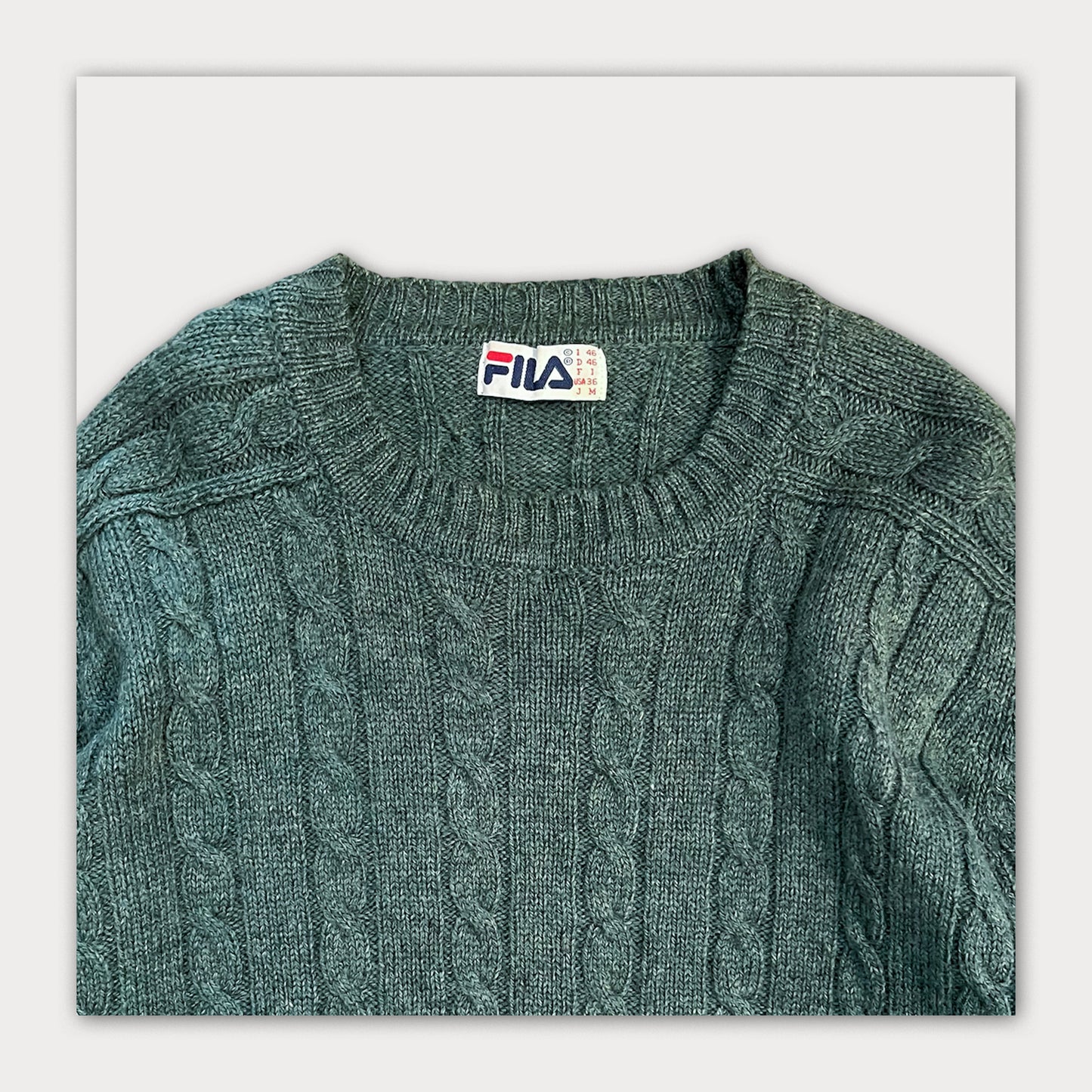 80s Fila Wool Sweater