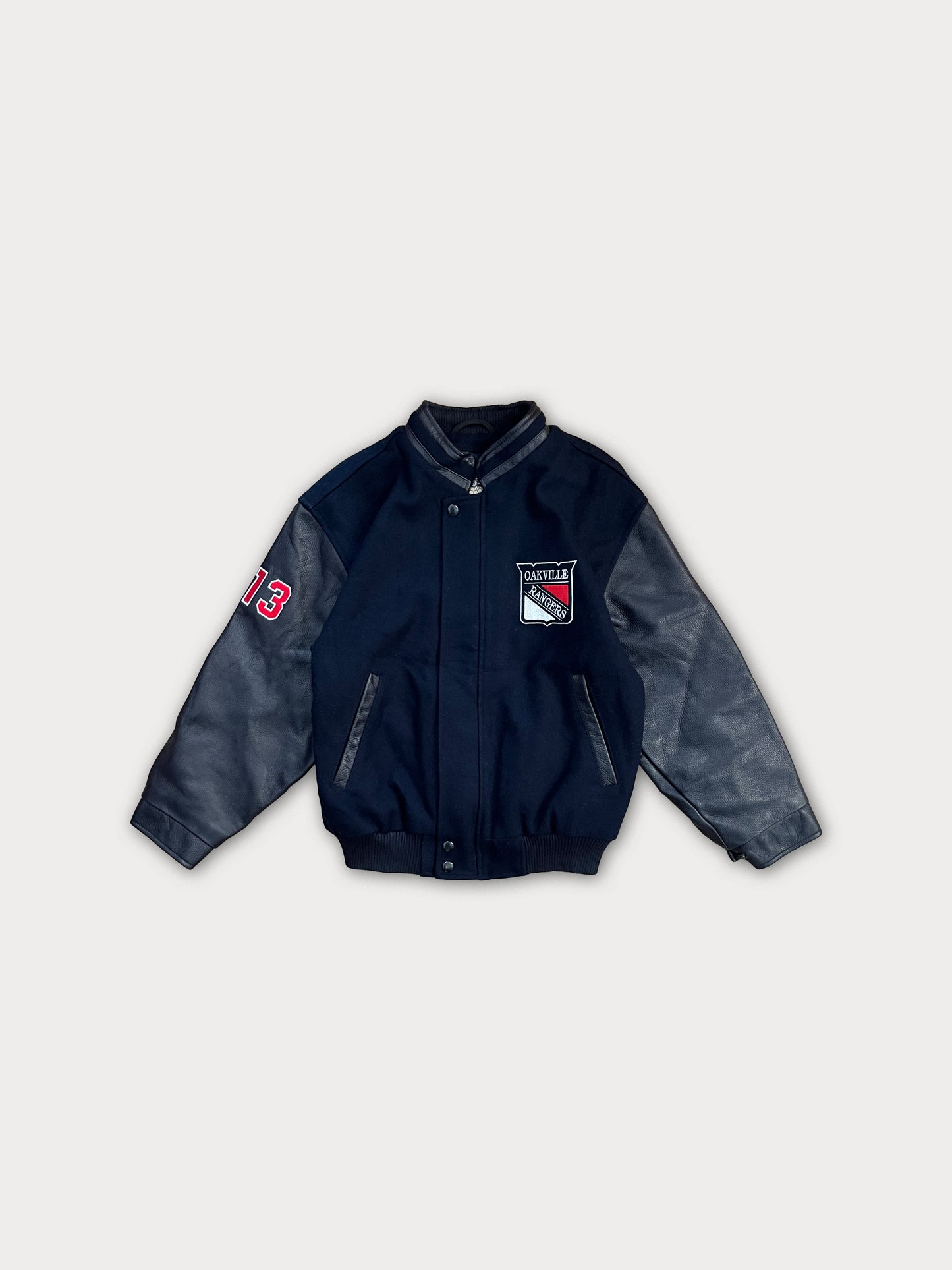 Oakville Rangers Varsity Jacket (wool+leather)