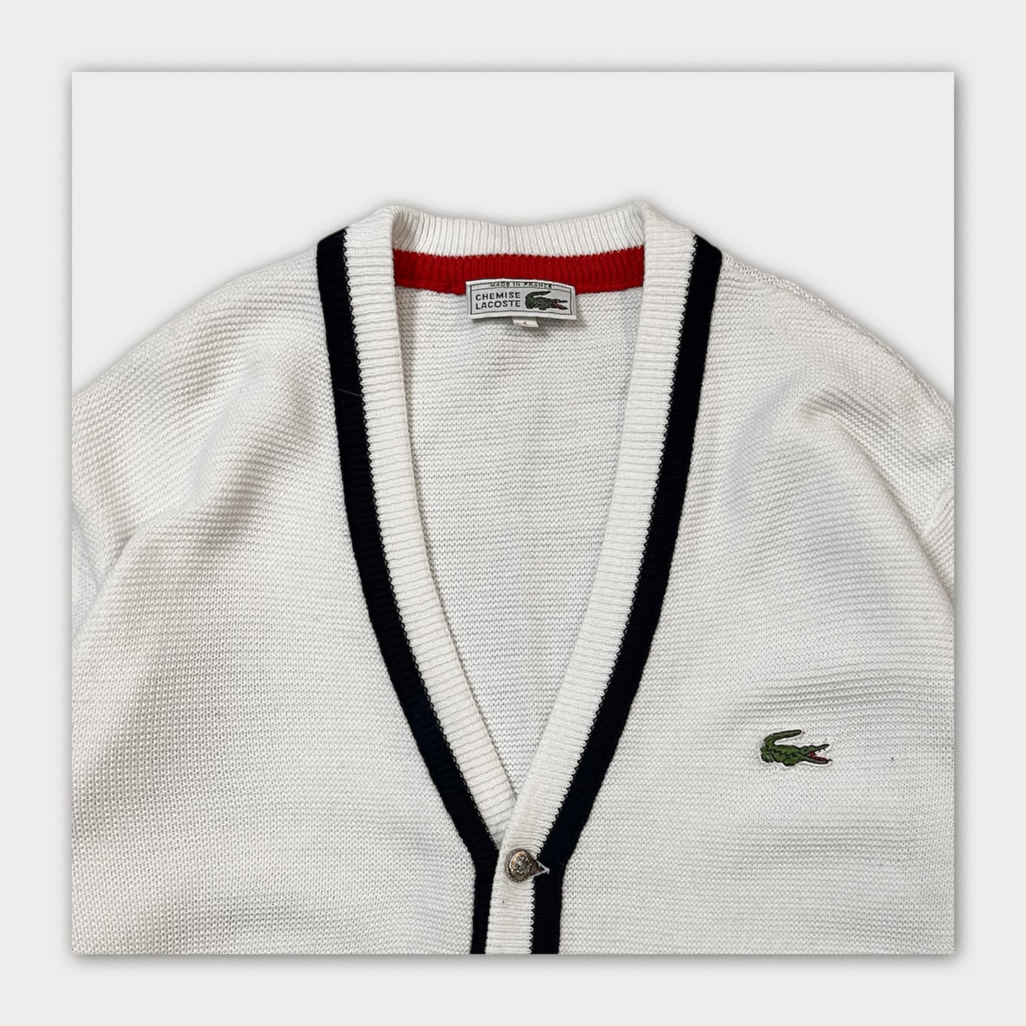 Lacoste Wool Cardigan