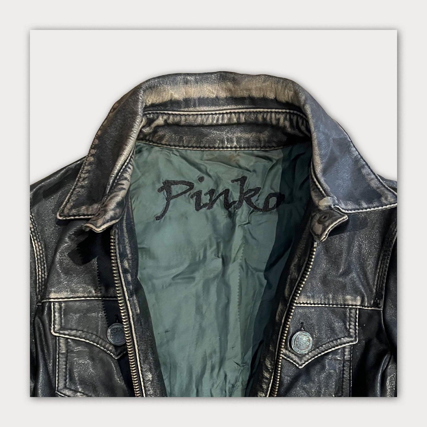 Pinko Leather Jacket