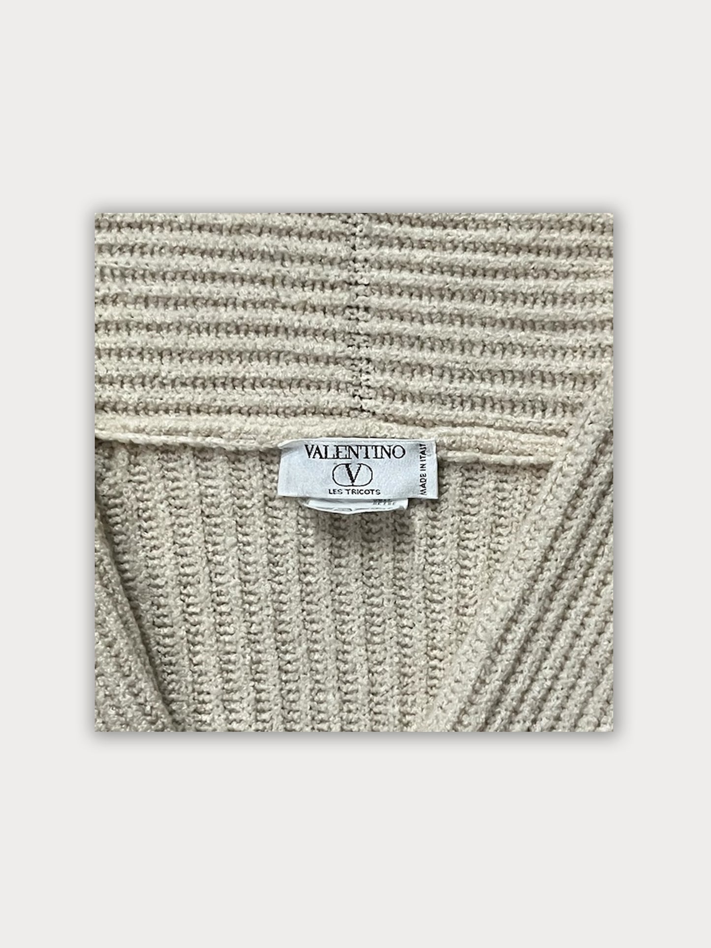 90s Valentino Silk & Cashmere Long Cardigan